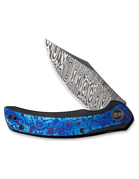 Cuchillo Plegable WE Knife Snick Framelock Timascus 8.89cm