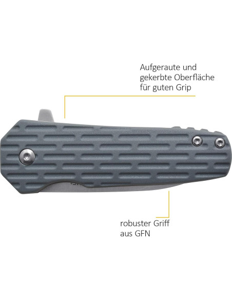 Cuchillo Plegable Camillus 19399, Hoja 5.7 cm, Azul