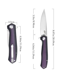 Cuchillo Plegable Eafengrow EF964 G10 Hoja D2 20.5 cm 2