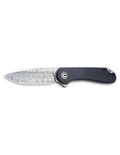Cuchillo Plegable Civivi C907DS Damasco 7.62cm Fibra Carbono