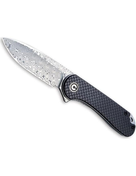 Cuchillo Plegable Civivi C907DS Damasco 7.62cm Fibra Carbono
