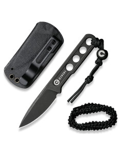 Cuchillo de Cuello CIVIVI Circulus 5 cm Acero 10Cr15CoMoV Negro