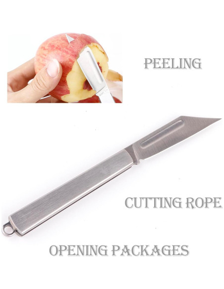 Cuchillo Utility Plegable Sanrenmu SRM-A 123mm Acero Inoxidable