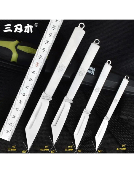 Cuchillo Utility Plegable Sanrenmu SRM-A 123mm Acero Inoxidable