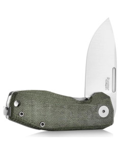 Cuchillo Plegable LionSTEEL NANO Titanio Micarta Verde 6.5cm 2