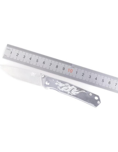 Cuchillo Plegable Sanrenmu 7129 de Acero Inoxidable 6.5cm