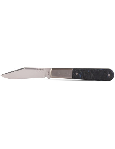 Cuchillo Plegable LionSTEEL Barlow, Acero M390, Titanio, 16.99 cm