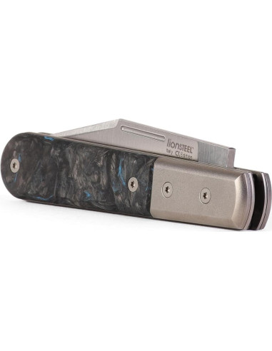 Cuchillo Plegable LionSTEEL Barlow, Acero M390, Titanio, 16.99 cm