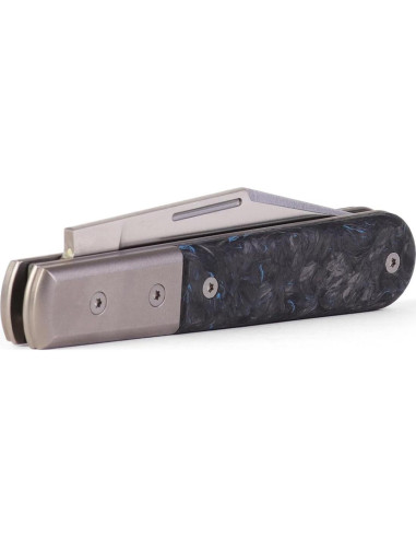 Cuchillo Plegable LionSTEEL Barlow, Acero M390, Titanio, 16.99 cm