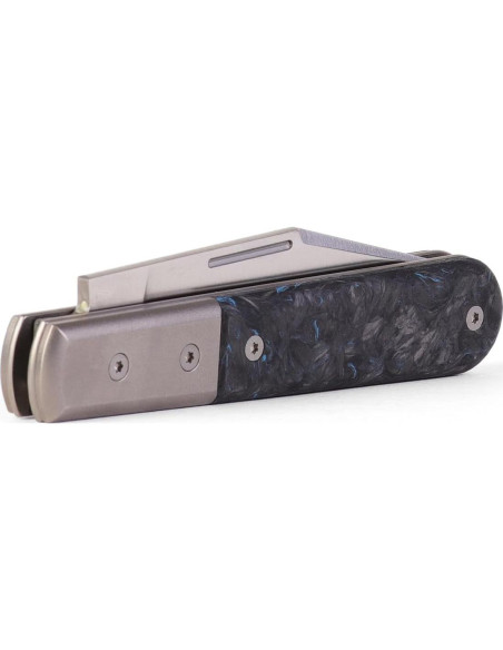 Cuchillo Plegable LionSTEEL Barlow, Acero M390, Titanio, 16.99 cm