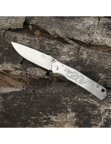 Cuchillo Plegable Sanrenmu 7129 de Acero Inoxidable 6.5cm