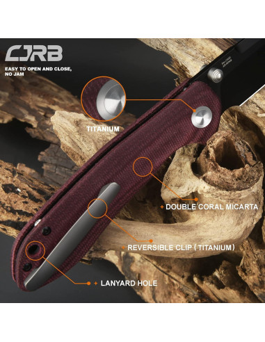 Cuchillo Plegable CJRB CUTLERY Scoria J1920 Acero AR-RPM9