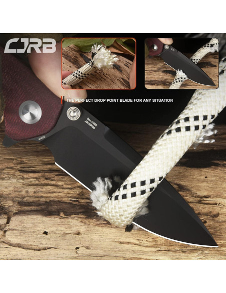 Cuchillo Plegable CJRB CUTLERY Scoria J1920 Acero AR-RPM9