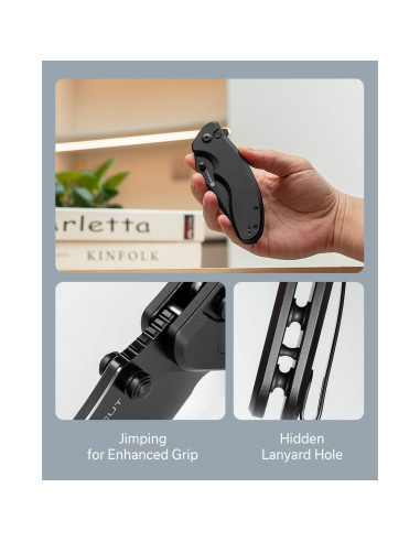 Cuchillo Plegable SENCUT Cybrix 8.8 cm Acero Inoxidable Negro