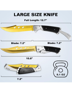 Cuchillo Plegable Táctico MADSABRE 32.5 cm Mango Madera Rosa 2