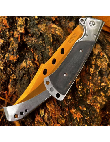 Cuchillo Plegable Táctico MADSABRE 32.5 cm Mango Madera Rosa