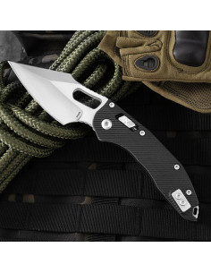 Cuchillo de bolsillo plegable Genérico FlexRun05 9 cm Negro 2