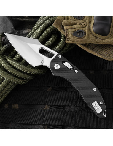 Cuchillo de bolsillo plegable Genérico FlexRun05 9 cm Negro