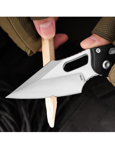 Cuchillo de bolsillo plegable Genérico FlexRun05 9 cm Negro