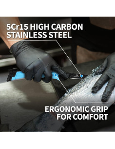 Cuchillo de Filete Plegable Mossy Oak 5.5" Acero Inoxidable 2