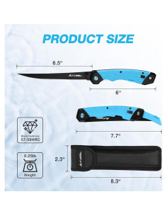 Cuchillo de Filete Plegable FLISSA 16.5 cm Acero Inoxidable 2
