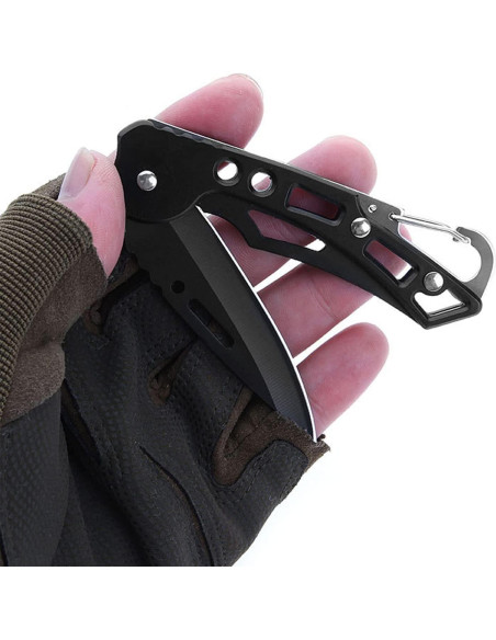 Cuchillo Plegable FEIZII 12 Pack Acero Inoxidable 6.35cm