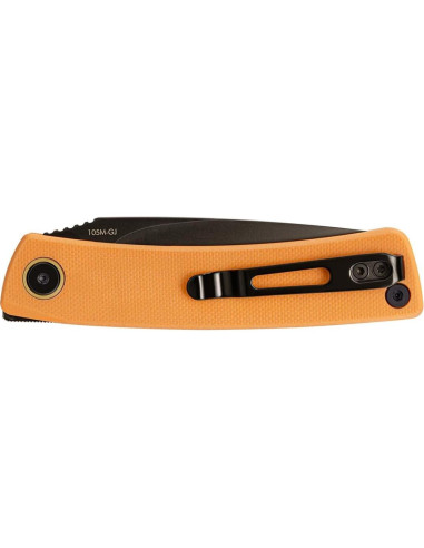 Cuchillo Plegable SRM G10 Naranja 7.49 cm EDC Camping