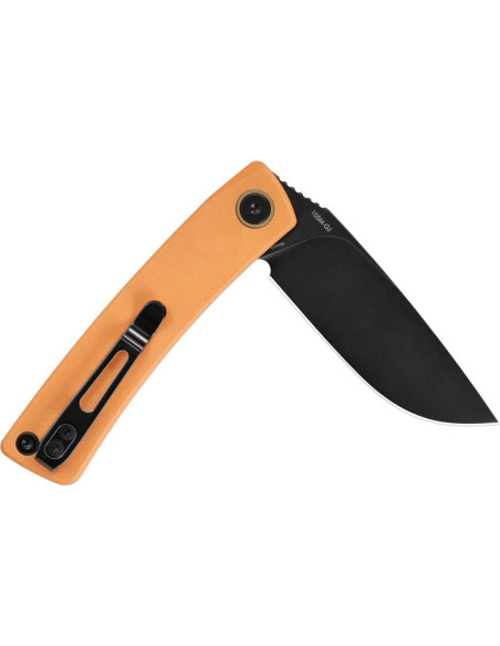 Cuchillo Plegable SRM G10 Naranja 7.49 cm EDC Camping