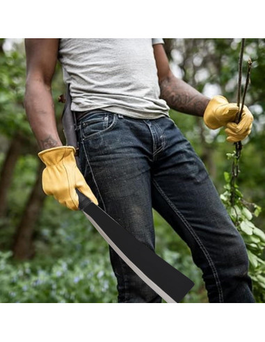 Machete de Jardín EcoDigiLife 43cm Acero Inoxidable con Funda