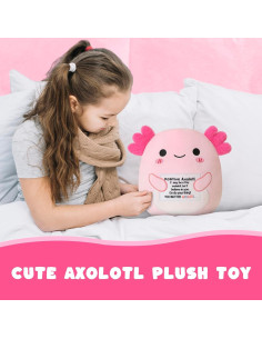 Peluches Axolote TOYSYM 24.89 cm Suave y Motivacional 2