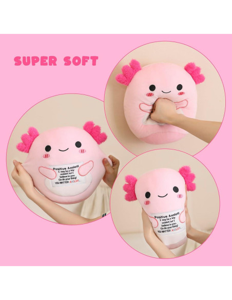 Peluches Axolote TOYSYM 24.89 cm Suave y Motivacional