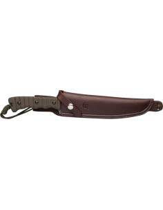 Cuchillo de Caza TOPS 19 cm Acero al Carbono con Funda 2