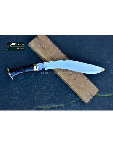 Cuchillo Kukri GK&CO. 33cm Hoja Acero Carbono Hecho a Mano