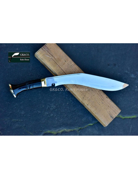 Cuchillo Kukri GK&CO. 33cm Hoja Acero Carbono Hecho a Mano