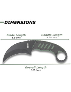 Cuchillo de Cuello MTECH USA MT-665BG 19.05 cm Acero Inoxidable 2