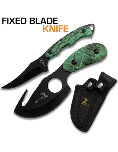 Set de Cuchillos de Caza Elk Ridge ER-300CA 2 Piezas Camo