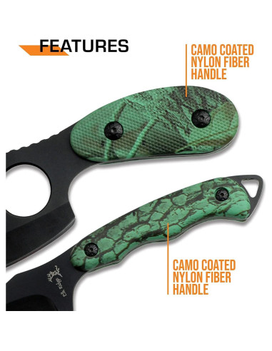 Set de Cuchillos de Caza Elk Ridge ER-300CA 2 Piezas Camo