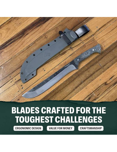 Machete de Camping Condor Tool & Knife Lobo 30.5cm Acero