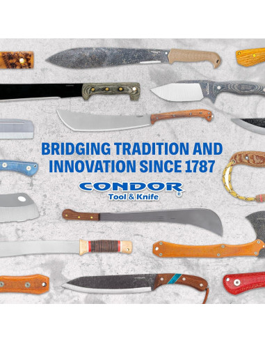 Cuchillo de Caza Condor Credo CTK11935SS - Acero Inoxidable 8.97 cm