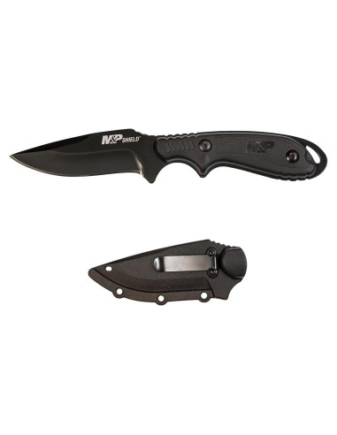 Cuchillo de hoja fija Smith & Wesson M&P Shield 19.1cm Negro