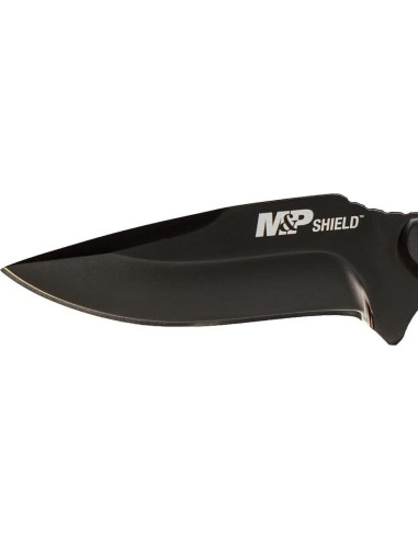 Cuchillo de hoja fija Smith & Wesson M&P Shield 19.1cm Negro
