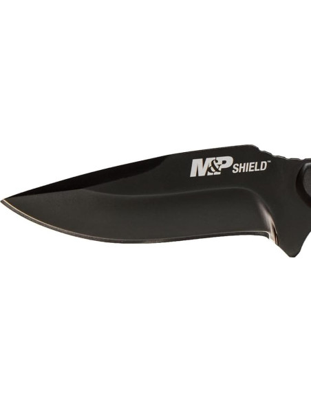 Cuchillo de hoja fija Smith & Wesson M&P Shield 19.1cm Negro