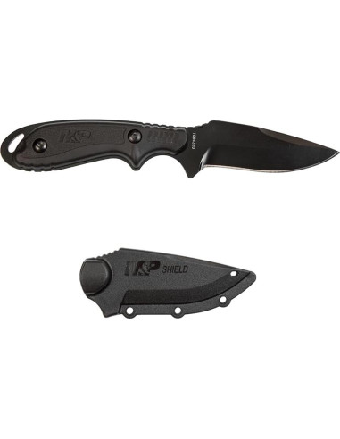 Cuchillo de hoja fija Smith & Wesson M&P Shield 19.1cm Negro