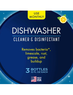 Limpiador de Lavavajillas Glisten 340 ml Pack de 3 - Elimina Cal y Grasa 2