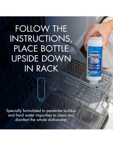 Limpiador de Lavavajillas Glisten 340 ml Pack de 3 - Elimina Cal y Grasa