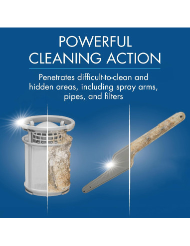 Limpiador de Lavavajillas Glisten 340 ml Pack de 3 - Elimina Cal y Grasa