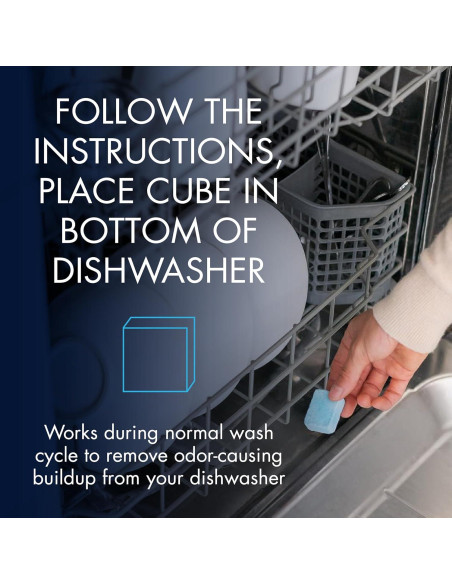 Limpiador y Desodorante para Lavavajillas Glisten - 9 Tabletas Aroma Limón