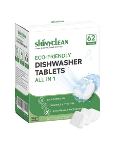 Tabletas de detergente para lavavajillas Shinyclean 62 unidades