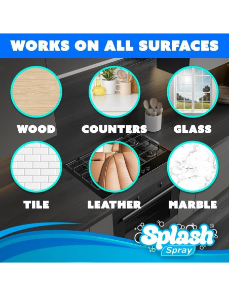 Tabletas de Limpieza Multiusos Splash Spray - 5 Tabletas