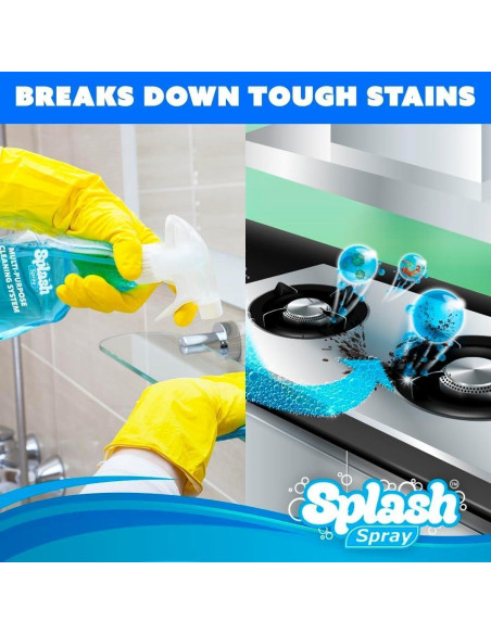 Tabletas de Limpieza Multiusos Splash Spray - 5 Tabletas